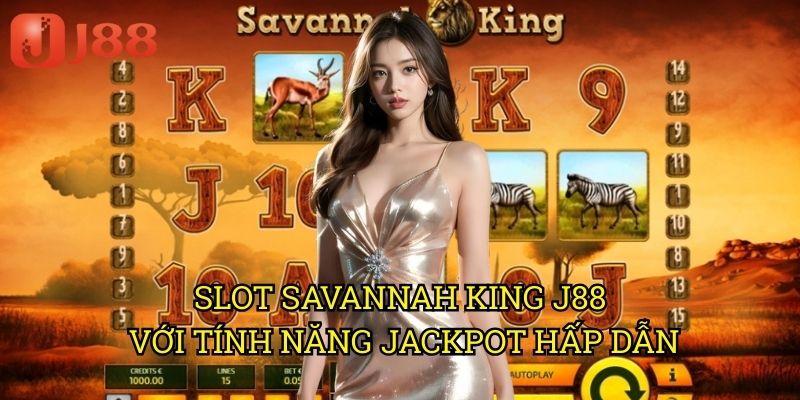 Slot Savannah King J88: Hành Trình Khám Phá Cánh Đồng Hoang Châu Phi 3 Slot Savannah King J88 Với Tính Năng Jackpot Hấp Dẫn